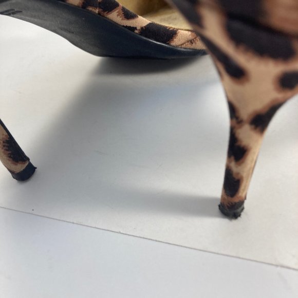 Old Navy cheetah print d'orsay pump heel 10 - Picture 6 of 9